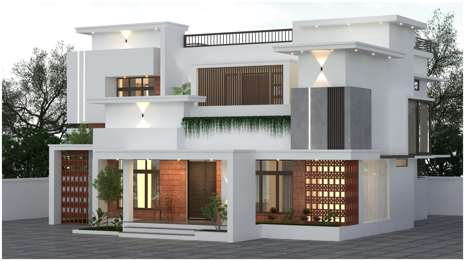 Contemporary Stylish Kerala House